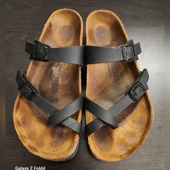 Birkenstock Mayari Oiled Leather Sandals Size 6 - Picture 1 of 6